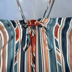 ASTR  THE LABEL Multi Color‎ Shift Dress Slits Tie Back EUC  Size XS Photo 7