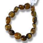 Free People Ariana Ost Crystal Stone Chunky Bracelet Tigers Eye Western Bohemian Photo 4