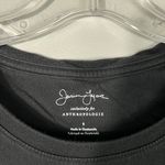 Anthropologie x Janine Lecour Peachy Keen Black Relaxed Fit Short Sleeve Tee S Photo 2