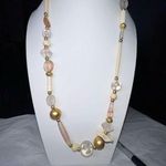 MCM Vintage  Hook Clip Clasp Plastic Large Beaded Necklace Photo 0