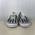 Vans Black White Gingham Plaid Low Top Lace Up Casual Sneakers M5 W6.5 Casual Photo 1
