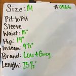 Lou & grey Gray Zipper Ankle Skinny Pants Casual Pull On Womens Medium Photo 4