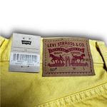 Levi's NWT  501 Yellow Jean Shorts Distressed High-Waisted Photo 2