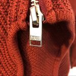 Unif NWOT  x UO Waffle Knit Red Side ZIP Tunic Top Photo 4