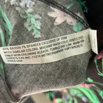 Soma  Soft Stretchy Jersey Knit Short Sleeve Black Floral Tunic Nightgown Medium Photo 7