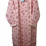Charter Club  Pink Floral Maxi Flannel Nightgown with Sleep Mask NWT Photo 0