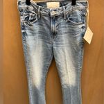 NWT Mother Denim The Dodger Flood Loose Fit Jeans in Mediterranean Muse Blue 28 Photo 3