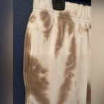 Good American Boyfriend Sweatpants Women’s Off White & Tan Size 0 Photo 8
