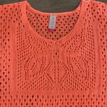 No Boundaries  neon coral poncho Photo 1