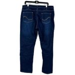 Telluride Clothing Co Size 14 Loose Fit Blue Jeans Red Plaid Flannel Lined Denim Photo 1