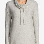 Eddie Bauer  Sleepwear Soft Terry Gray Mockneck Sweater Loungewear Top Size XS Photo 0