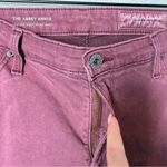 AG Adriano Goldschmied The Abbey Mid Rise Super Skinny Ankle Jeans 32R Dark Red Photo 4