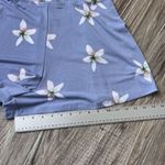 Aeropostale V Neck Sleeveless Floral Tie Back Stretch Romper Large NWT #102 Blue Photo 5