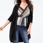 Cabin creek NWT CAbi 3787 Crossover Cami Size 6 Skin Stripe Animal Print Photo 2