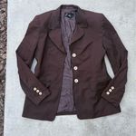 Vintage Escada 100% Wool Italian Brown Classic Blazer Women’s Size 8 Photo 4
