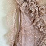 House Of CB Sorrel Blush Lace Frill Dress NWOT size S Photo 7