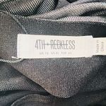 4TH & RECKLESS Liberty Metallic Bodysuit Color: Metallic Size: XL (12/14) NEW W Gray Photo 15