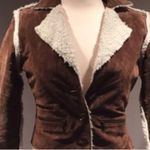 BB Dakota Brown Genuine Vintage Suede Leather Jacket Photo 3