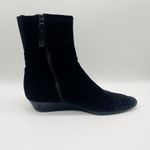 Prada Suede Chelsea Boots Zipper Leather Size 40 Black Photo 5