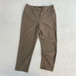 Worthington  Brown Trousers with Gold Zippers Low Rise Flat Front Photo 1