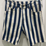 Levi's Vintage Levi Denim Striped Long Shorts Orange Tab Sz 31 Photo 0