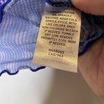 Abound ‎ Womens Ruffle Cap Sleeve Top Sheer Mesh Fitted Tee Purple XS Photo 2