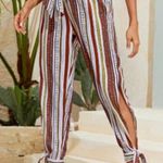 SheIn Tie Waist Side Knot Pants Photo 0