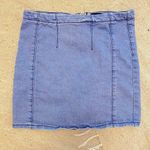 Brandy Melville  Blue Denim Justina Skirt Photo 3