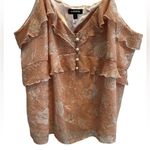 EXPRESS Babydoll Cami Ruffle Pearls Fairy Coquette Feminine Romantic Size XL Photo 4