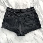 Topshop Black  High Rise Jean Shorts Photo 1
