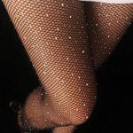 Rhinestone Crystallized Tights  Photo 0