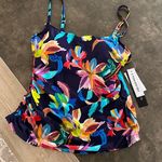 La Blanca Lingerie Strap Tankini Swimsuit Top Photo 5