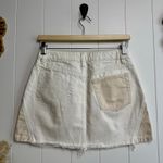 Free People  mini skirt denim patched boho summer casual 26 Photo 3