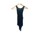 T&B Women's Basic High Neck Sleeveless Bodysuit Fitted Black S Tank Stretch Photo 1