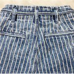American Eagle  Stretch Highest Waist Mom Paper Bag Shorts Striped‎ 00 Photo 8