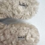 Birdies Size 9 Classic Phoebe Slippers Cream Velvet Faux Fur Slide Shoes Women's Tan Photo 7