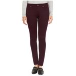 Buffalo David Bitton VALE Women's Size 6 Dark Burgundy Oxblood Skinny Jeans Photo 3