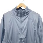 Zyia NWT  Active Drawstrings Lightweight Windbreaker Blue Gray Women’s Medium NEW Photo 8