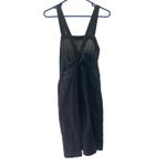 Universal Threads Universal Thread Women's Size 2 XS Blue Denim Apron Mini Sleeveless Dress Photo 7