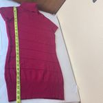 Heart N Crush Knit Mock Neck Mini Dress Size Medium Pink Photo 11