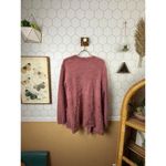 Free People  Pink Faux Fur Open Front Cardigan - Size - XS Photo 2