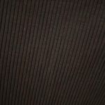 Divided H&M Black Ribbed Lettuce Trimmed Dress NWOT Size Medium Photo 1