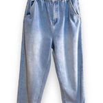 Cotton On High Paperbag Jeans Ankle Length Light Wash Women’s Size 6 Photo 0