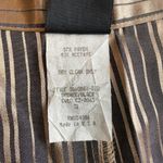 Vintage Judy Knapp California Womens Sz 3 Silky Striped Wrap Skort Bronze Black Gold Photo 15