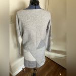 Vince  Abstract Jacquard Boatneck wool Cashmere Blend Sweater Dress S Photo 2