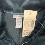 NWT Catherines Full Zip Dark Forest Green Cozy Velour Jacket Size 5X Pockets Photo 6