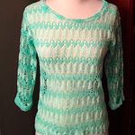 Robin-K Mint lace top Photo 0