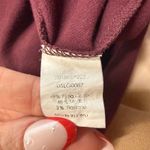 Universal Standard Oversized Boatneck Long Sleeve Top Relaxed Comfy Burgundy XS Photo 8