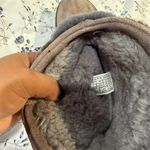 UGG  Tania Women's Gray Suede Sheepskin Cuff Ankle Winter Boots Photo 2