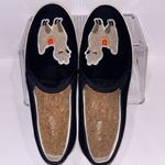 Soludos Navy Blue Velour/Velvet Llama Slip On Loafers Shoes Women's Size 7 Photo 2